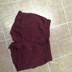 Maroon shorts